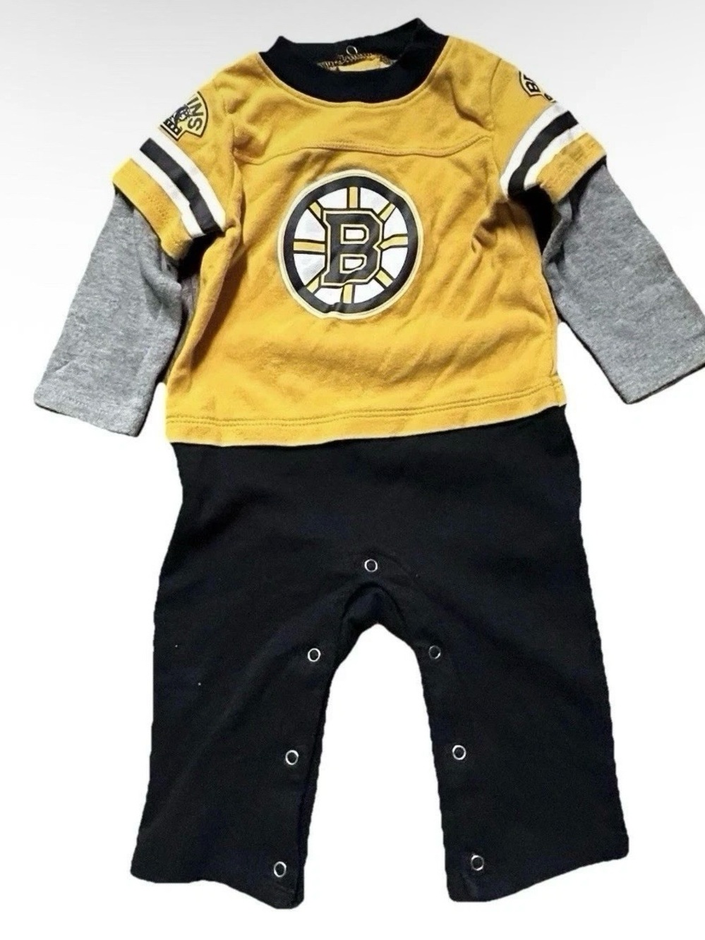 Baby NHL Boston Bruins Coveralls Size 6-9 Months Hockey